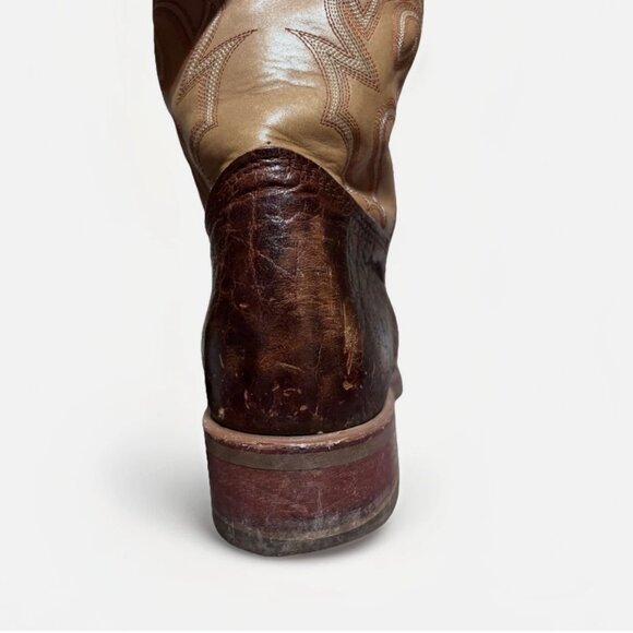 DOUBLE H MEN'S SIZE 11.5 D ICE ROPER WESTERN WORK BOOTS BROAD SQUARE TOE DH4305 - Picture 7 of 15